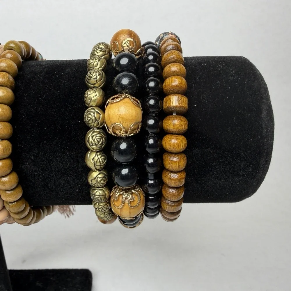 Tree‎ Of Life Bracelets 3 Sets of 4 Each Set Hand Crafted Beautiful Colors Boho